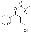 BENZENEBUTANOL, DELTA-[[(1,1-DIMETHYLETHYL)DIMETHYLSILYL]OXY]-, (DELTAS)- Struktur