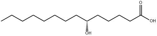 [R,(-)]-6-Hydroxytetradecanoic acid Struktur