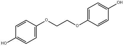 4-[2-(4-hydroxyphenoxy)ethoxy]phenol Struktur