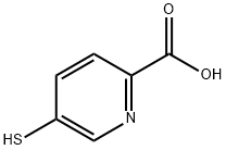 5-Mercaptopyridine-2-carboxylic acid Struktur