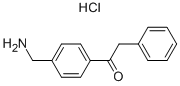 1-(4-AMINOMETHYL-PHENYL)-2-PHENYL-ETHANONE HYDROCHLORIDE Struktur