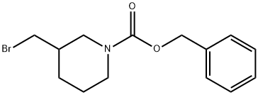 1-Cbz-3-(broMoMethyl)piperidine Struktur