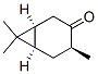 [1S-(1alpha,4beta,6alpha)]-4,7,7-trimethylbicyclo[4.1.0]heptan-3-one Struktur