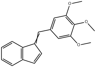 1-(3,4,5-Trimethoxybenzylidene)-1H-indene Struktur