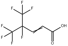 4,5,5,5-TETRAFLUORO-4-(TRIFLUOROMETHYL)-2-PENTENOIC ACID Struktur