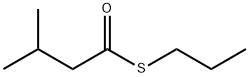 3-Methylbutanethioic acid S-propyl ester Struktur