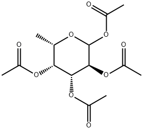 1,2,3,4-TETRA-O-ACETYL-L-FUCOPYRANOSE Struktur