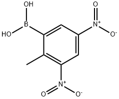 (3,5-DINITRO-2-METHYLPHENYL)BORONIC ACID Struktur