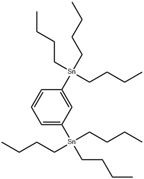 1,3-Bis(tributylstannyl)benzene Struktur