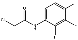 N1-(2,3,4-TRIFLUOROPHENYL)-2-CHLOROACETAMIDE Struktur