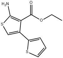 ETHYL 2-AMINO-4-(2-THIENYL)THIOPHENE-3-CARBOXYLATE Struktur