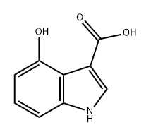 4-HYDROXYINDOLE-3-CARBOXYLIC ACID Struktur