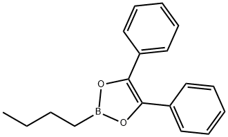 2-Butyl-4,5-diphenyl-1,3,2-dioxaborole Struktur