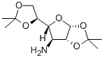 3-AMINO-3-DEOXY-1,2:5,6-DI-O-ISOPROPYLIDENE-ALPHA-D-GLUCOFURANOSE Struktur