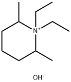 N,N-Diethyl-cis-2,6-dimethylpiperidium hydroxide Struktur