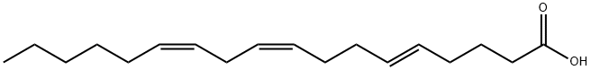 5(E),9(Z),12(Z)-OCTADECATRIENOIC ACID Struktur