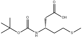 BOC-L-BETA-HOMOMETHIONINE Struktur