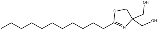 2-undecyl-2-oxazoline-4,4-dimethanol Struktur