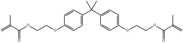 BISPHENOL A ETHOXYLATE DIMETHACRYLATE Struktur