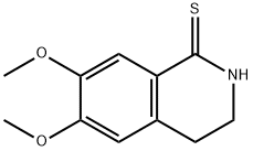 6,7-DIMETHOXY-1,2,3,4-TETRAHYDROISOQUINOLINE-1-THIONE Struktur