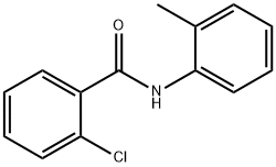 2-氯-N-(2-甲基苯基)苯甲酰胺, 2447-91-8, 結(jié)構(gòu)式