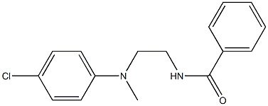 N-[2-[(4-chlorophenyl)methylamino]ethyl]benzamide Struktur