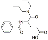 4-(Benzoylamino)-5-(dipropylamino)-5-oxovaleric acid Struktur