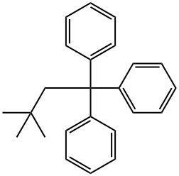 1,1',1''-(3,3-Dimethylbutylidyne)trisbenzene Struktur