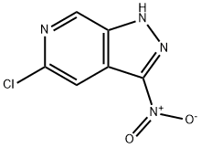 1H-Pyrazolo[3,4-c]pyridine,5-chloro-3-nitro- Struktur