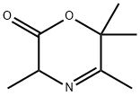 2H-1,4-Oxazin-2-one,3,6-dihydro-3,5,6,6-tetramethyl-(9CI) Struktur