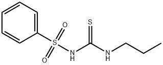 N-(Phenylsulfonyl)-N'-propylthiourea Struktur