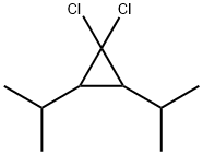 1,1-Dichloro-2,3-diisopropylcyclopropane Struktur