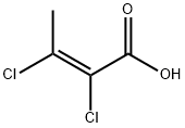 (Z)-2,3-Dichloro-2-butenoic acid Struktur