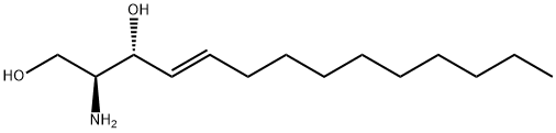 (2S,3R,E)-2-Amino-4-tetradecene-1,3-diol Struktur