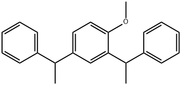 2,4-Bis(α-methylbenzyl)anisole Struktur