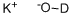 POTASSIUM DEUTEROXIDE Struktur