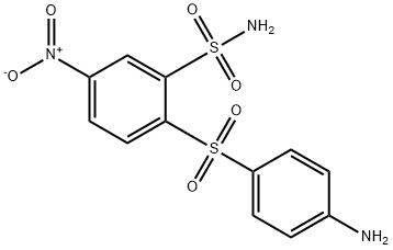 2-((4-AMINOPHENYL)SULPHONYL)-5-NITROBENZENESULPHONAMIDE Struktur