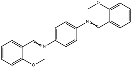 N,N'-Bis(o-anisylidene)-p-phenylenediamine Struktur