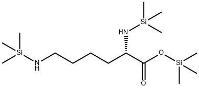 N2,N6-Bis(trimethylsilyl)-L-lysine trimethylsilyl ester Struktur