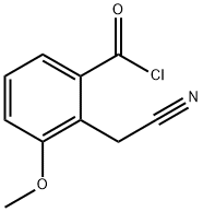 m-Anisoyl chloride, 2-(cyanomethyl)- (8CI) Struktur