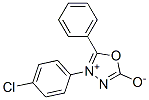 4-(4-Chlorophenyl)-5-phenyl-1,3,4-oxadiazol-4-ium-2-olate Struktur