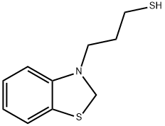 3-Benzothiazolinepropanethiol(8CI) Struktur