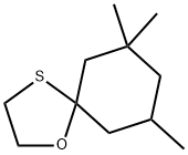 7,7,9-Trimethyl-1-oxa-4-thiaspiro[4.5]decane Struktur