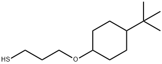 3-[(4-tert-Butylcyclohexyl)oxy]-1-propanethiol Struktur