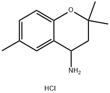 2,2,6-Trimethyl-chroman-4-ylamine hydrochloride Struktur