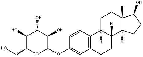 estradiol-3-glucoside Struktur