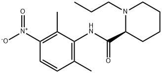 (2S)-N-(2,6-DiMethyl-3-nitrophenyl)-1-propyl-2-piperidinecarboxaMide Struktur