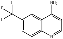 6-三氟甲基喹啉-4-氨 結(jié)構(gòu)式