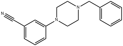 3-(4-Benzyl-piperazin-1-yl)-benzonitrile Struktur