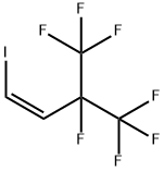 1-IODO-3,4,4,4-TETRAFLUORO-3-(TRIFLUOROMETHYL)BUT-1-ENE Struktur